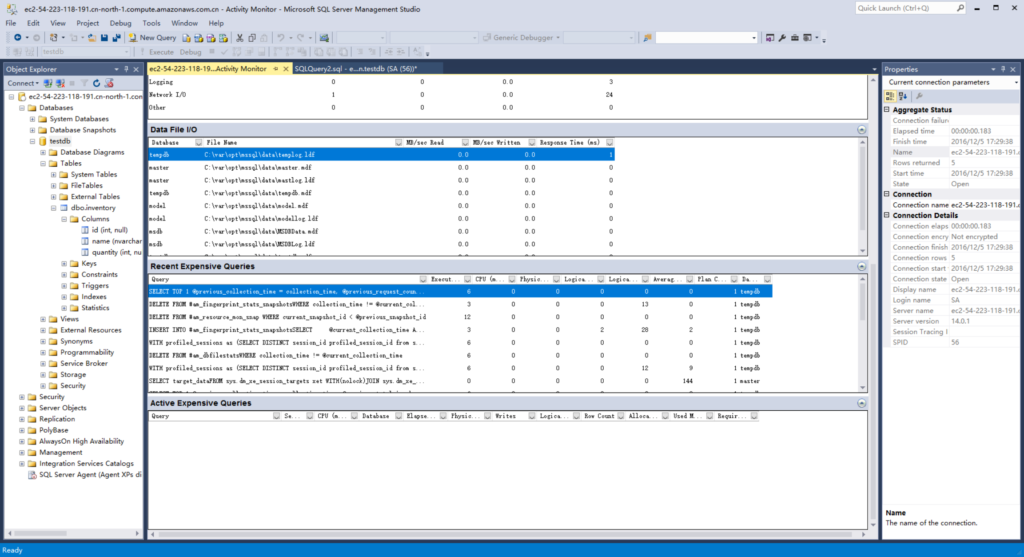 SQL Server Management Studio